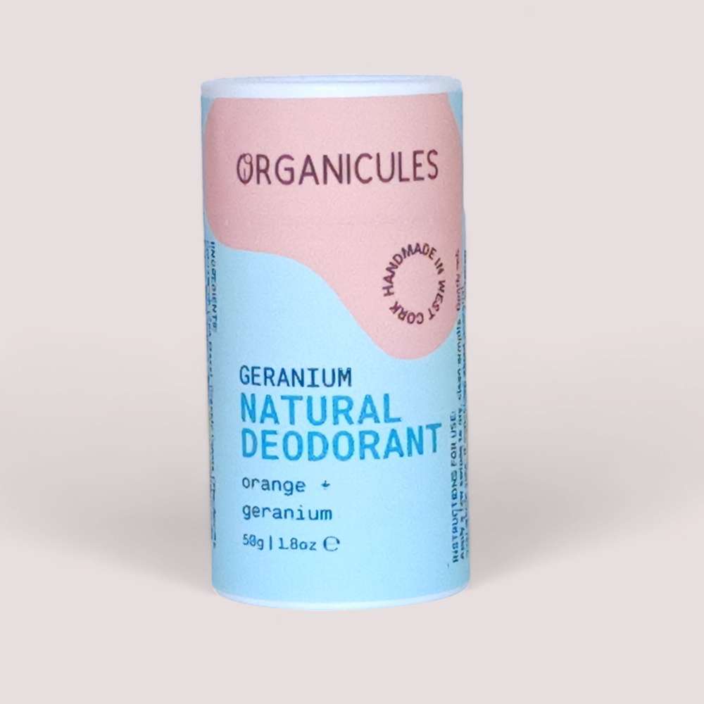 natural deodorant orange and geranium by organicules