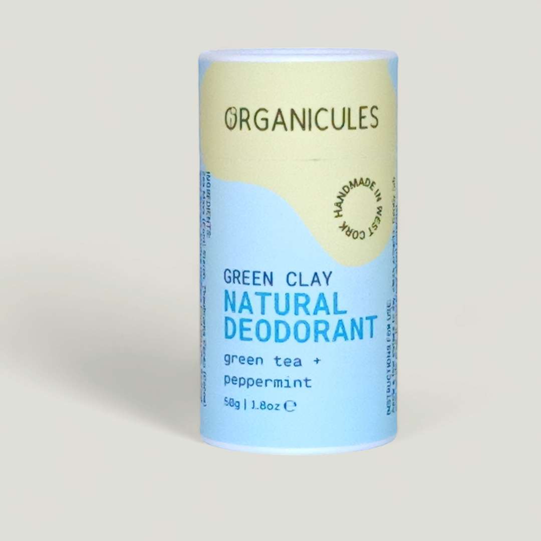 natural deodorant green tea and peppermint by organicules